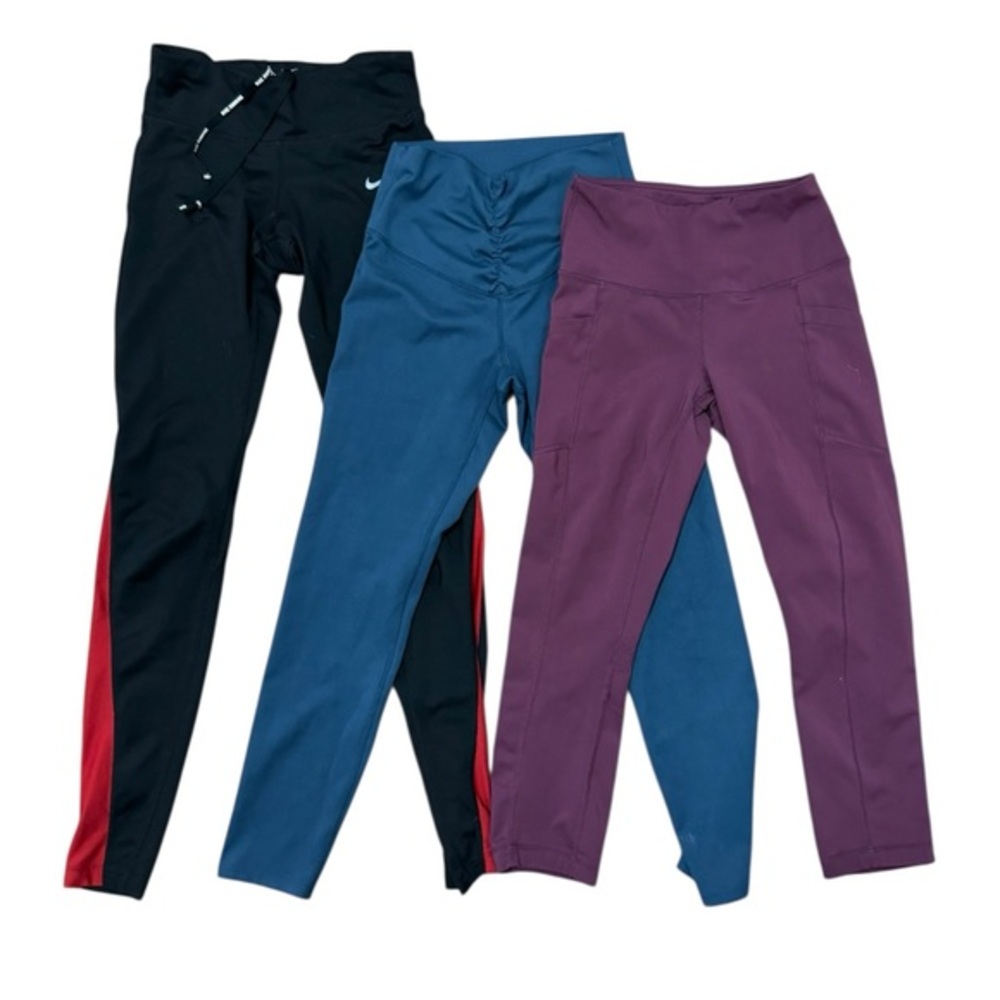 Nike Legging Bundle Womens Size XS High Rise Running Training Lot of 3
